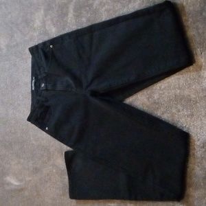 Pretty Little Thing TALL black slit hem jeans